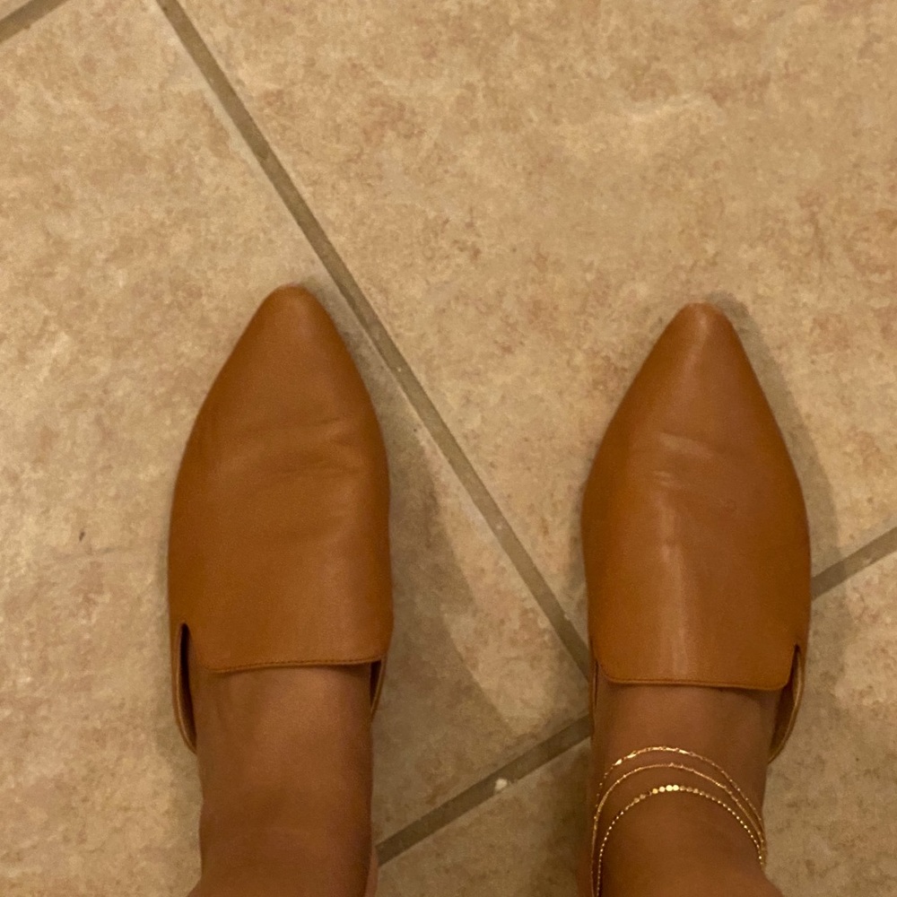 Lucky Brand Tan Mules